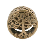 Pandora Retired Rare Solid 14kt Yellow Gold Family Roots Tree Slider Charm