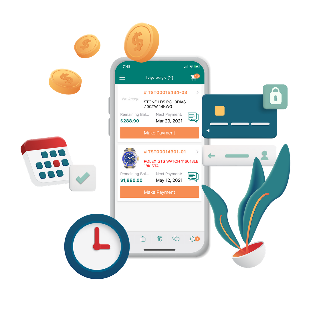 Customer Payment App, MobilePawn