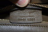 Salvatore Ferragamo Fossil Kamelia DH-21 E039 Brown Python Shoulder Bag