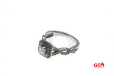Vera Wang 14 KT Solid White Gold Diamond Engagement Ring