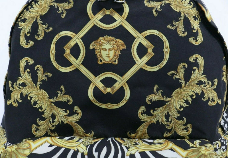 Versace Baroque Zebra Print Backpack DFZ5350