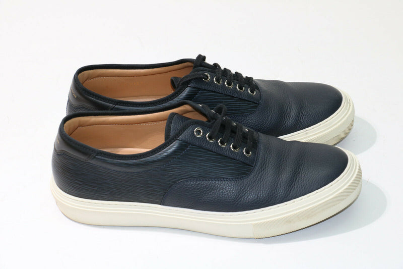 Louis Vuitton Blue Leather Fashion Sneakers Size 9