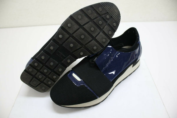 Balenciaga Race Runner Black/Blue Womens Size 42 EUR / 10 US