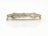 14KT Pierced Solid White Gold Brooch Lapel Pin