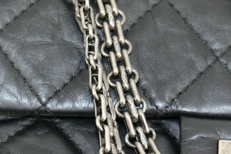 Chanel Quilted Leather 2.55 Double Flap Bag w/ Chain Strap