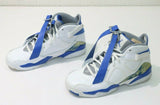 Nike Air Jordan 8.0 GS 467808 102 White/Metallic Silver Size 5.5Y(US) 38(EUR)