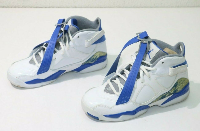 Nike Air Jordan 8.0 GS 467808 102 White/Metallic Silver Size 5.5Y(US) 38(EUR)