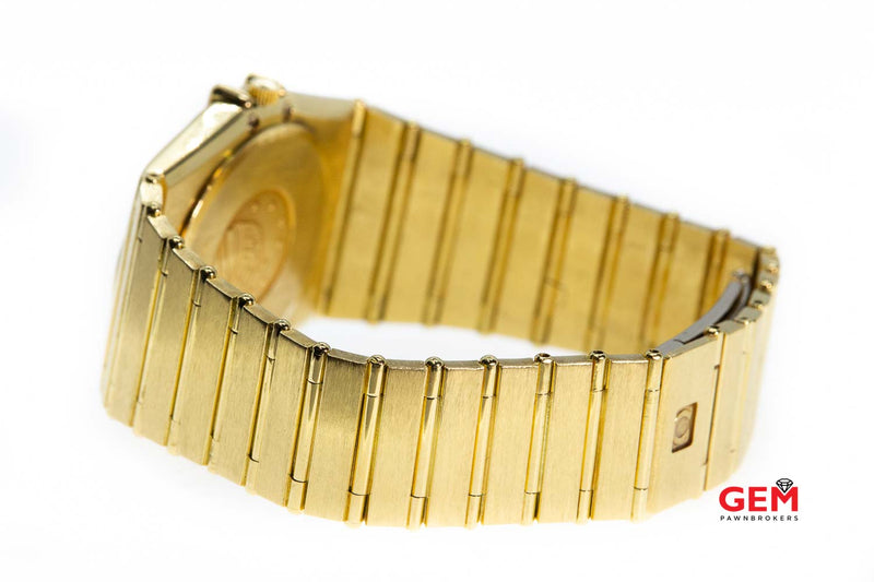 Omega Constellation 298.0018 1431 Solid 18K 750 Yellow Gold 32mm Wrist Watch
