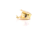 Vintage Yellow Gold United States Military Marine Corp Hat Charm Pendant 14k 585