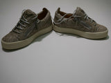 Giuseppe Zanotti Cheryl RS80001 Glitter Fashion Sneakers Ivory Eur Sz 36 US Sz 6