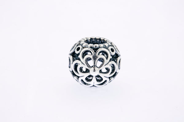 Pandora Open Work Flower Sterling Silver Bead Charm