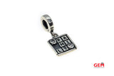Pandora ALE Cubic Zirconia Family Game Night Dangle 925 Sterling Silver CZ Charm