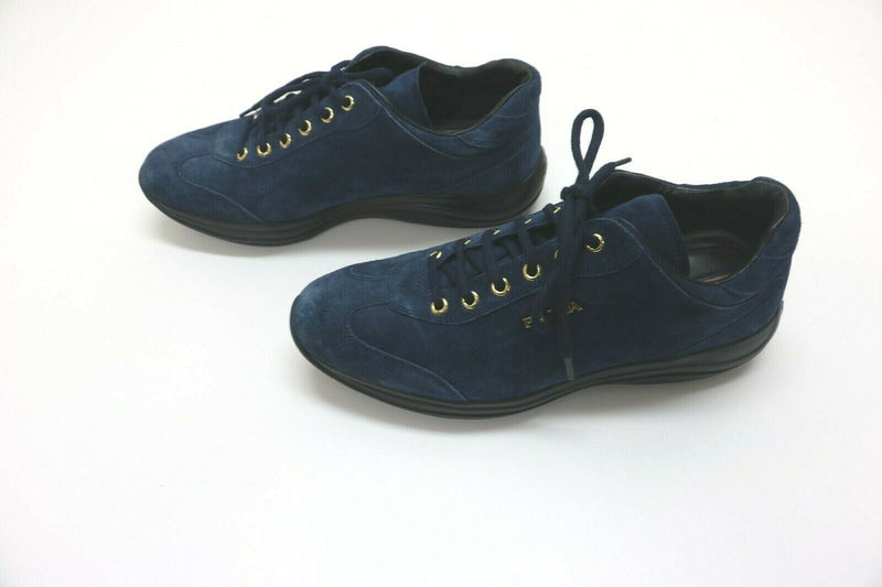 Prada Blue Suede Sneakers Women's EU 39 US 8.5 3E5793
