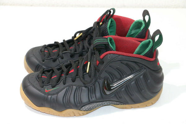 Nike Air Foamposite Pro 624041-004 Black/Red/Green Size 9.5