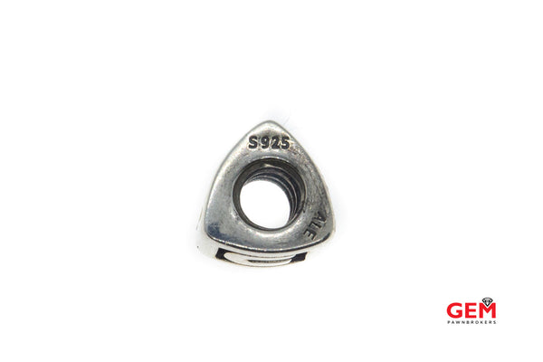 Pandora ALE Alphabet Block Initial Letter "U" S925 Sterling Silver Charm Pendant Bead