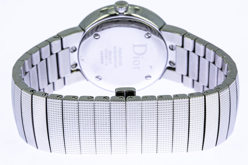 La D De Dior Diamond Mother of Pearl 33mm CD042110 MOP Stainless Steel Watch