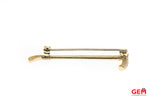 S & B 9 KT Yellow Gold English Can Pin Brooch