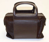 Salvatore Ferragamo AX-21 2834 Brown Pony Hair Boston Handbag