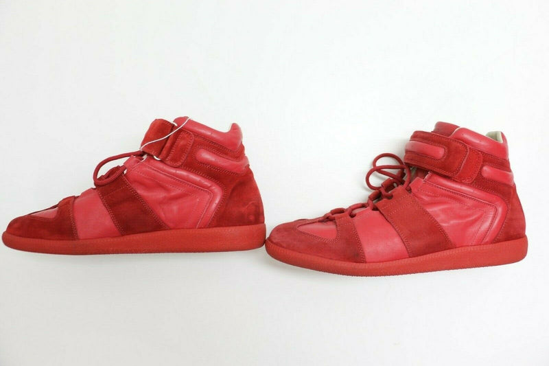 Maison Martin Margiela Future High Top Sneakers | Red | Size US 11.5, EUR 44.5