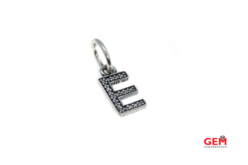 925 Sterling Silver Dangle Sterling Silver Initial Charms For