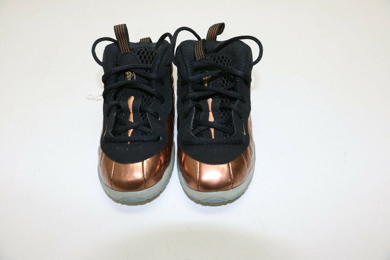 Nike Air Little Posite One TD Metallic Copper Black 723947-004 Toddler Size 6C
