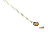 Ippolita Pink Quartz Heart Cameo Diamond 18k 750 Italy Gold Chain Necklace