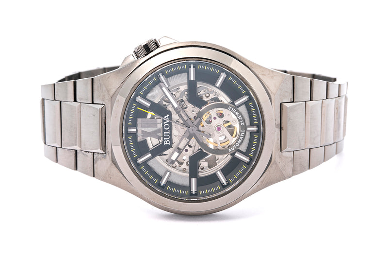 Bulova Maquina Gray Automatic 46mm Stainless Steel 98A179 Watch