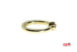Vail Designer 14K Yellow Gold Flower Petal Diamond Ring Size 5.5