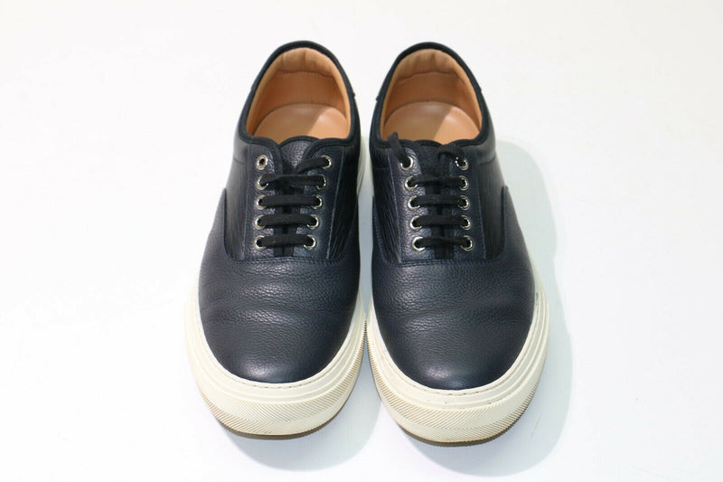 Louis Vuitton Blue Leather Fashion Sneakers Size 9