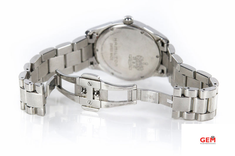 Hamilton Jazzmaster H323510 34mm Black Dial Date Stainless Steel Watch