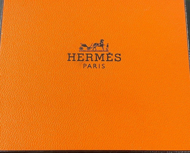 Hermes: Intrigue Leather Buckle Bracelet - Black
