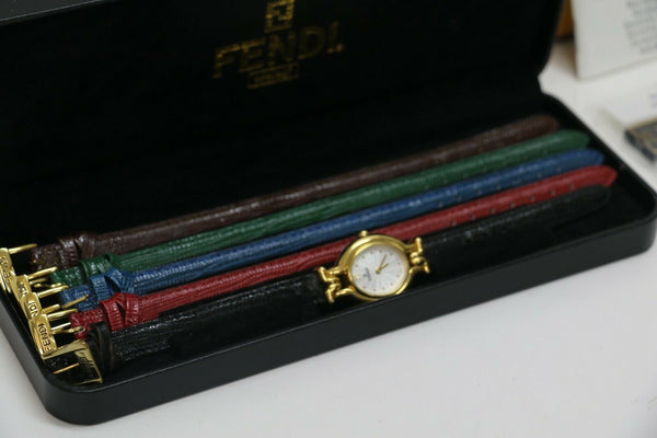 FENDI 640L Changeable Band Ladies Wristwatch Quartz Registered Model AK38646c