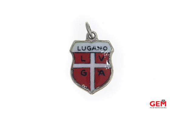 Fritz Reu & Co Silver 800 Lugano Charm Pendant Traveler