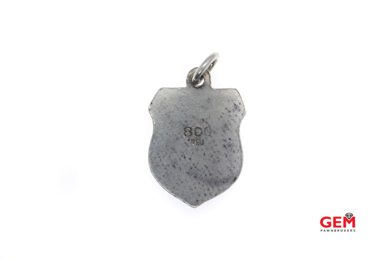Fritz Reu & Co Silver 800 Zurich Charm Pendant Traveler