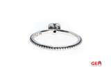 Pandora ALE Clear Heart Cubic Zirconia Band 925 Sterling Silver Ring Size 6 3/4 EU 54