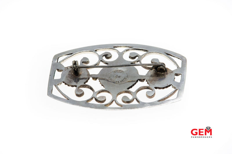 MB 925 Sterling Silver Lapel Pin Brooch