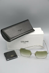 Celine CL40078U 16P Women's Sunglasses Silver 60mm