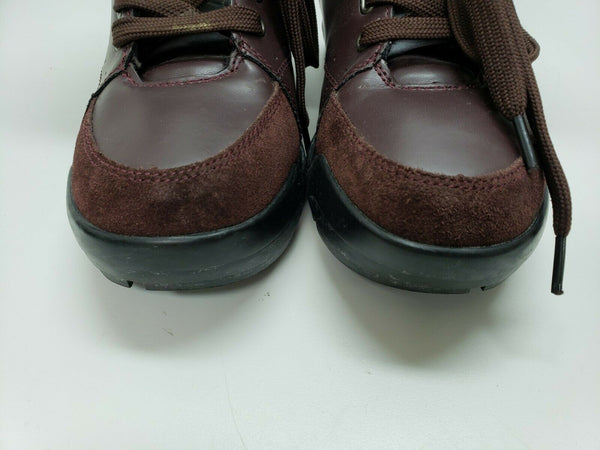 Rocawear Women's Fur Lace Up Brown/Burgundy Winter Boot | Size 6 US, 38 EUR