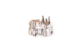 Rome Architecture Monuments Sterling Silver 925 Eternity Band Ring Sz 12