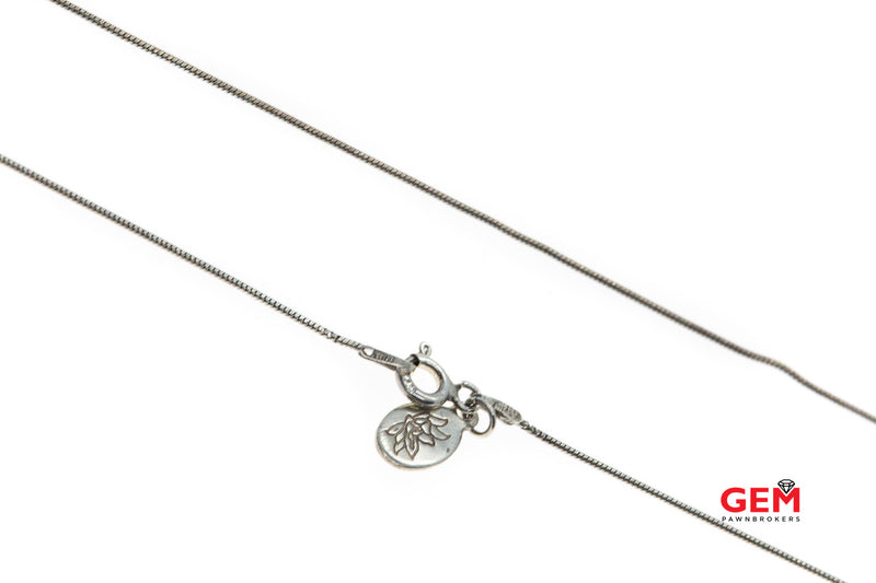 Satya Snake Link Chain Round Lotus Flower Engraved Pendant 925 Sterling Silver 16.4" Necklace