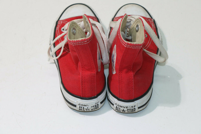 CONVERSE All Star Hi Top Red Chuck Taylor Shoes Size Youth 13.5