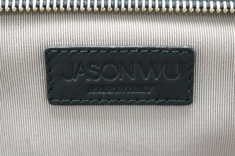Jason Wu Daphne Studded Black Calf Hair Shoulder Bag