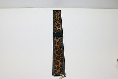 Jimmy Choo Corset Style Animal Print Belt Size 75