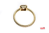 Pandora ALE Timeless Elegance Ring Cubic Zirconia 14K 585 Yellow Gold Ring Size 8 1/2