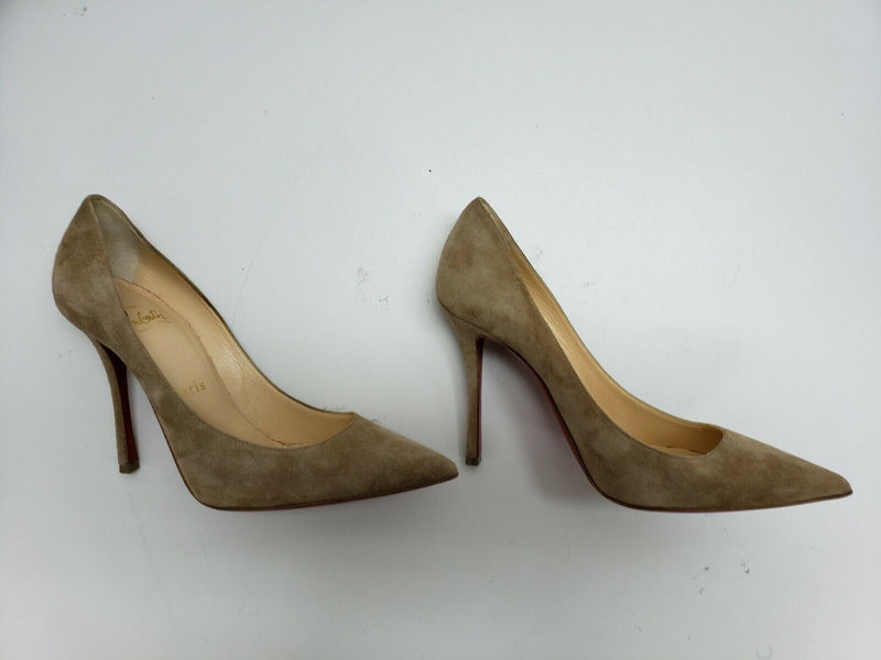 Christian Louboutin So Kate 120 Shoes Pointy Toe Pumps Suede Size 35.5 EU, 5 US