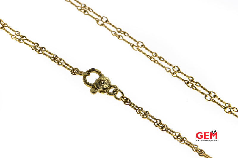 Torrini 14 KT Yellow Gold Diamond Heart Necklace