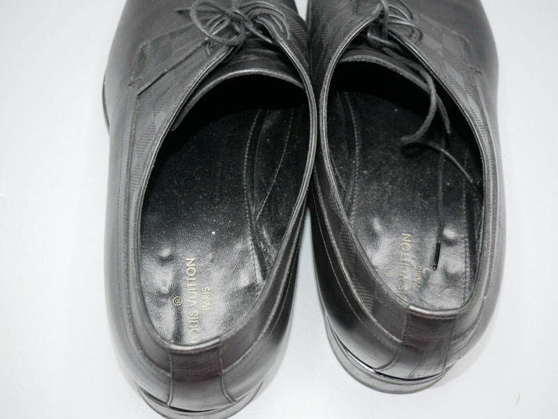 Louis Vuitton Men's Brown Haussmann Derby Shoes size 9.5 US