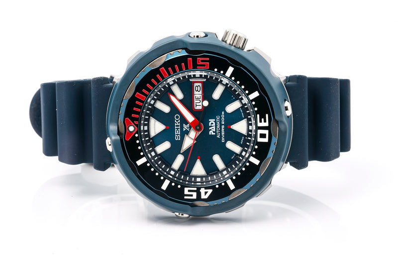 Seiko Prospex Padi Collaboration Automatic 4r36-05v0 Blue Dial 50mm Watch
