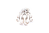 Octopus Sterling Silver 925 Animal Sea Creature Fish Ring Size 7.5