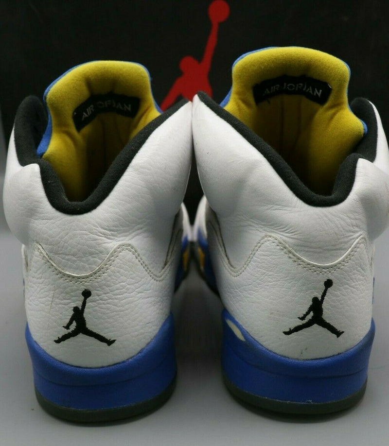 Nike Air Jordan 5 Retro Laney White/Varsity Blue Men's Size - 10 136027-189